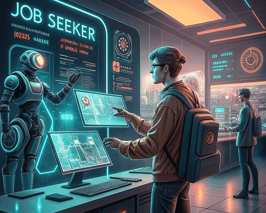 Инфографика: использование искусственного интеллекта в поиске работы на HeadHunter в 2025 году — чат-боты, автоматизация резюме и откликов